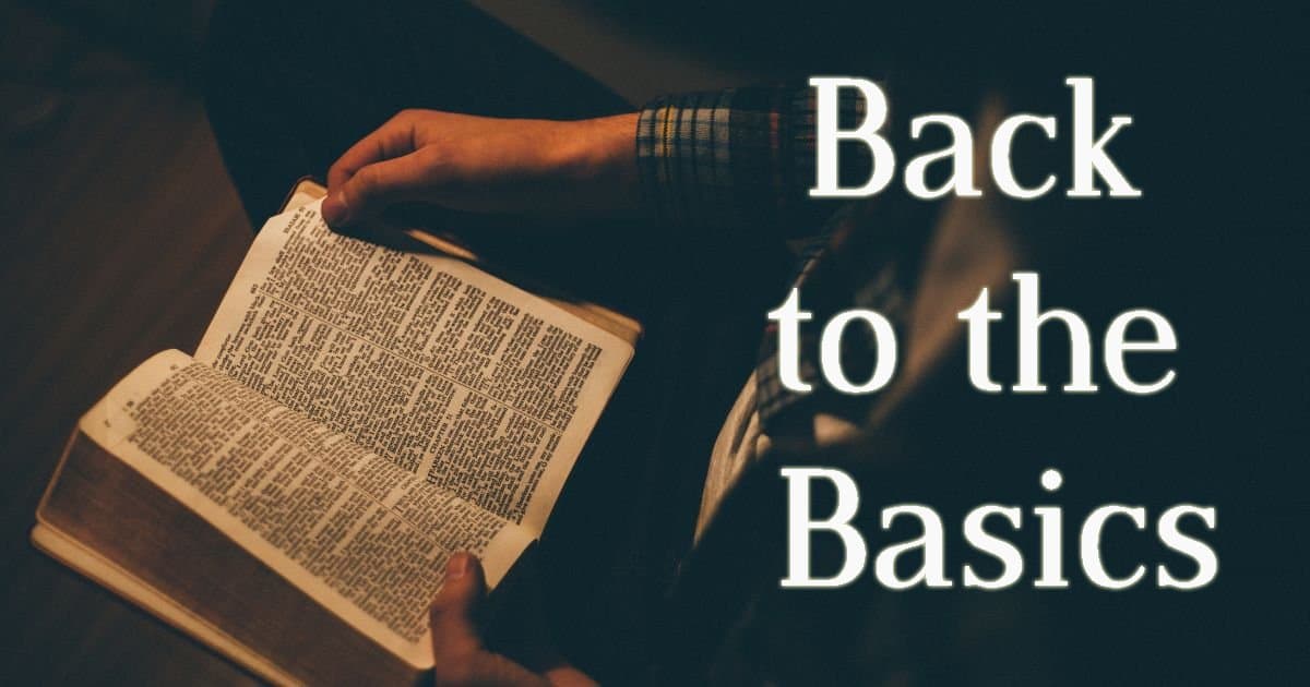 Back to the Basics Part 5